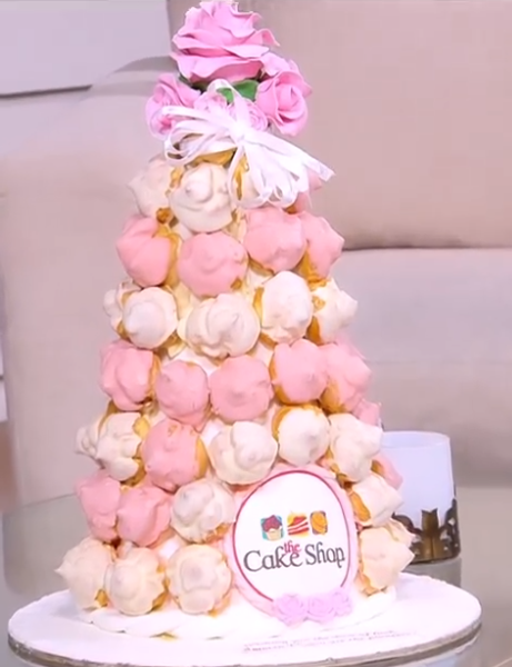 The Cake Shop Company's Croquembouche Tower
