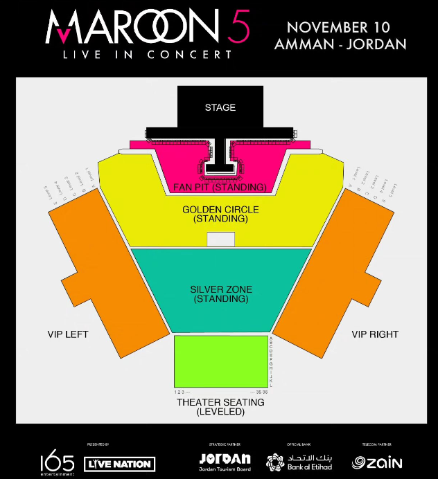 Maroon 5 Amman